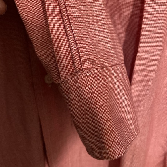 Polo Ralph Lauren Yarmouth Style pleated cuff men’s Large 15 1/2 32/33 blue lab - Picture 5 of 7